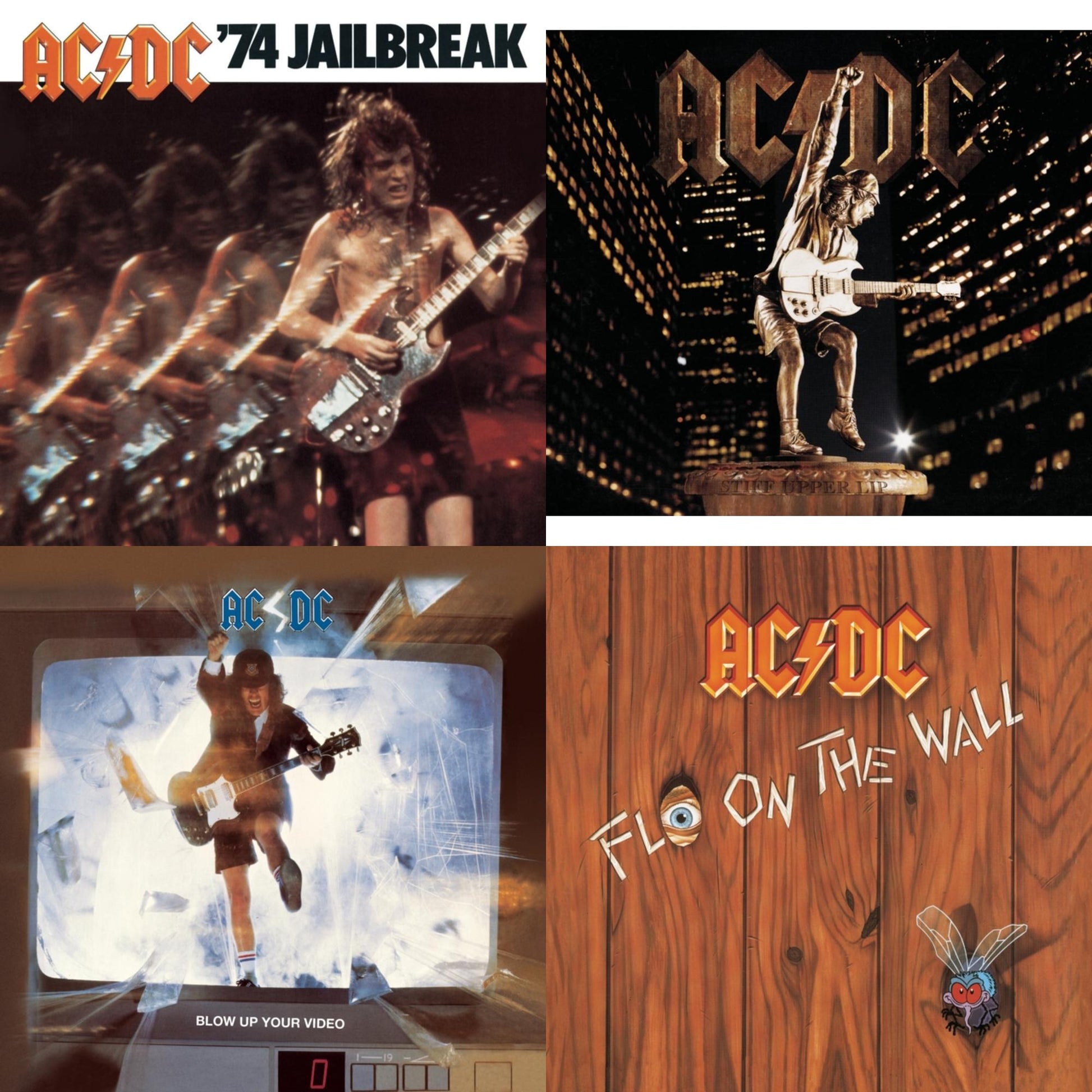 This is a 4 CD SKU bundle.
1.This CD is brand new.Format: CDMusic Style: Hard RockThis item's title is: 74 JailbreakArtist: Ac/DcLabel: EpicBarcode: 696998020023Release Date: 7/1/2003
2.This CD is brand new.