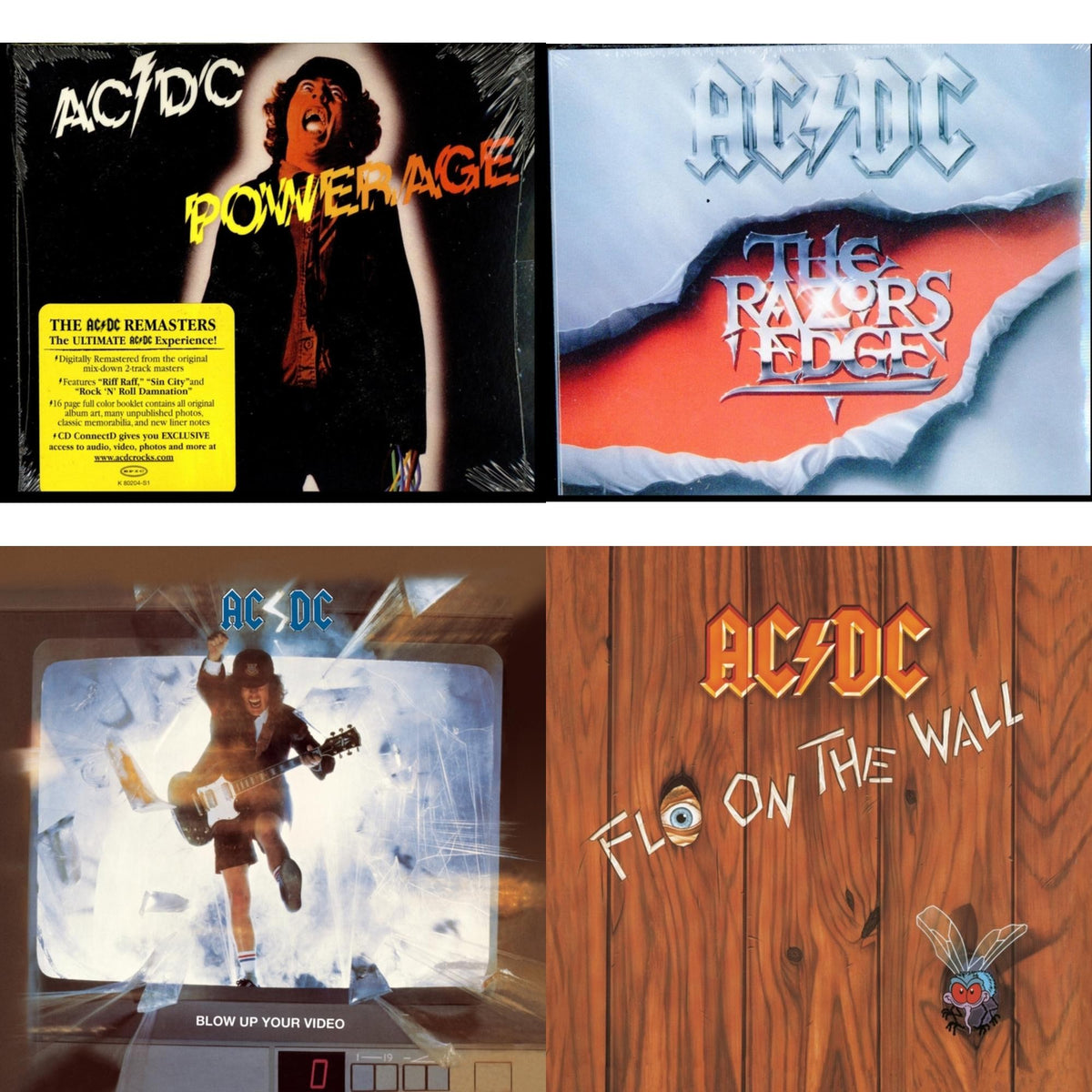 Powerage & Razor's Edge & Blow Up Your Video & Fly On The Wall