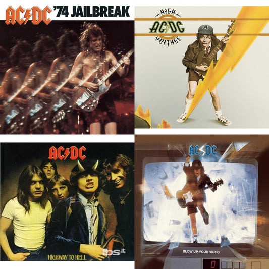 This is a 4 CD SKU bundle.
1.This CD is brand new.Format: CDMusic Style: Hard RockThis item's title is: 74 JailbreakArtist: Ac/DcLabel: EpicBarcode: 696998020023Release Date: 7/1/2003
2.This CD is brand new.