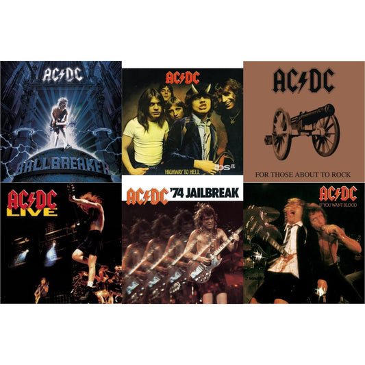 This is a 6 CD SKU bundle.
1.This CD is brand new.Format: CDMusic Style: Hard RockThis item's title is: 74 JailbreakArtist: Ac/DcLabel: EpicBarcode: 696998020023Release Date: 7/1/2003
2.This CD is brand new.