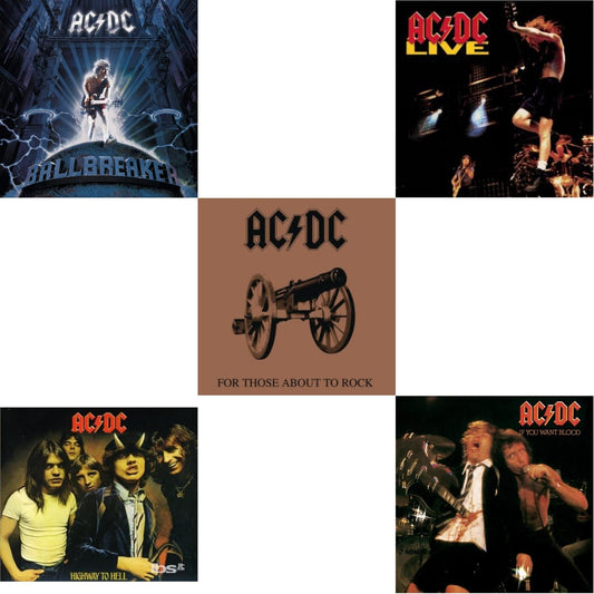 If You Want Blood You've Got It & Highway To Hell & For Those About To Rock & Live & Ballbreaker