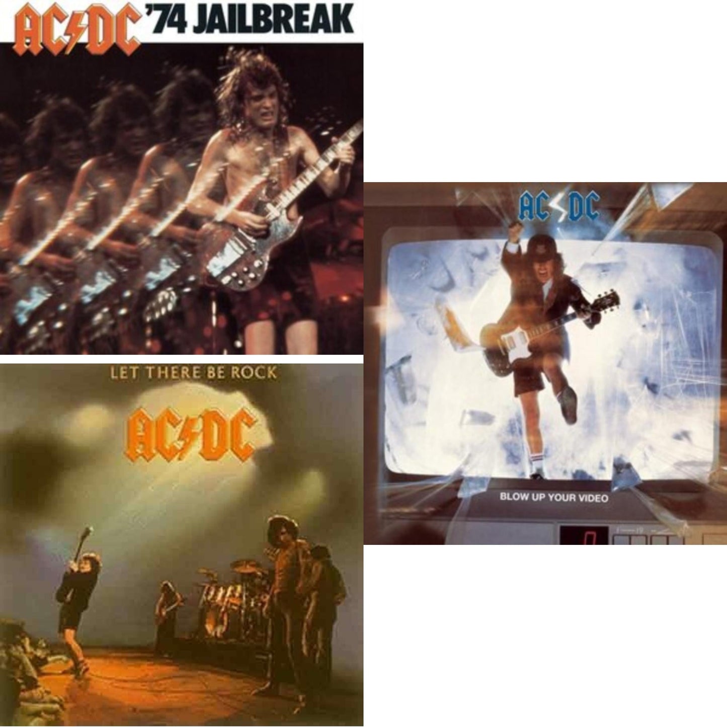 74 Jailbreak (180G) & Let There Be Rock (180G) & Blow Up Your Video (180G)