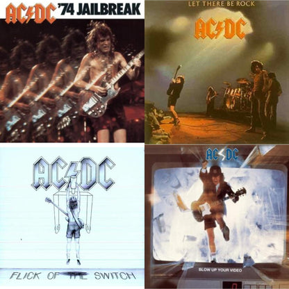 74 Jailbreak (180G) & Let There Be Rock (180G) & Flick Of The Switch (180G) & Blow Up Your Video (180G)