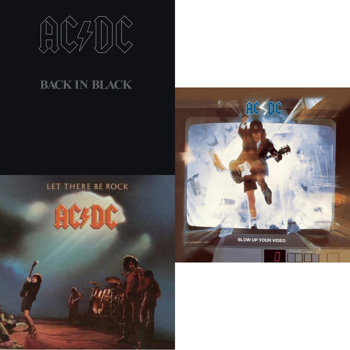 Let There Be Rock & Back In Black & Blow Up Your Video