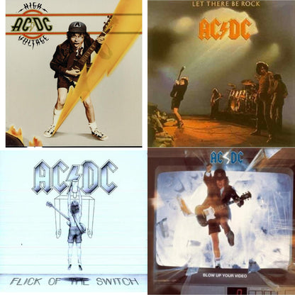 High Voltage (180G) & Let There Be Rock (180G) & Flick Of The Switch (180G) & Blow Up Your Video (180G)