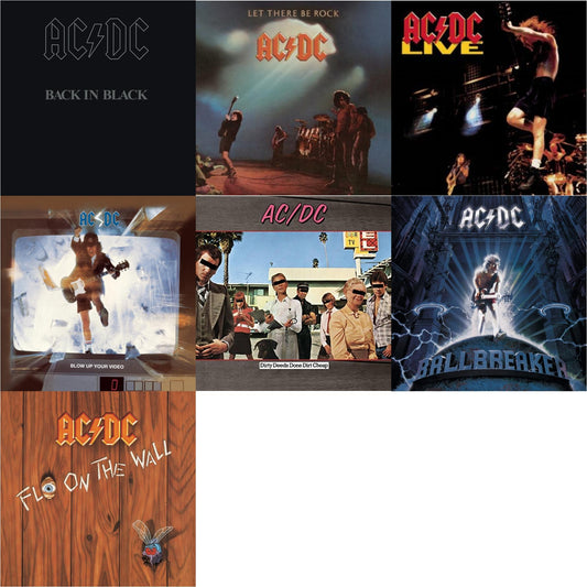 Dirty Deeds Done Dirt Cheap & Let There Be Rock & Back In Black & Live & Ballbreaker & Blow Up Your Video & Fly On The Wall