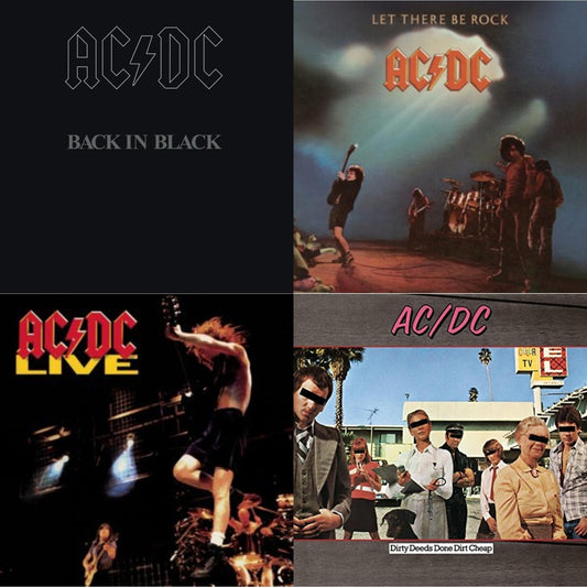 Dirty Deeds Done Dirt Cheap & Let There Be Rock & Back In Black & Live