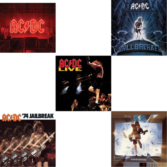 Power Up (Softpak/Booklet) & 74 Jailbreak & Live & Ballbreaker & Blow Up Your Video