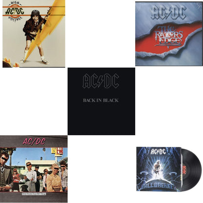 High Voltage (180G) & Dirty Deeds Done Dirt Cheap (180G) & Back In Black (180G) & Razor’S Edge (180G) & Ballbreaker (180G)