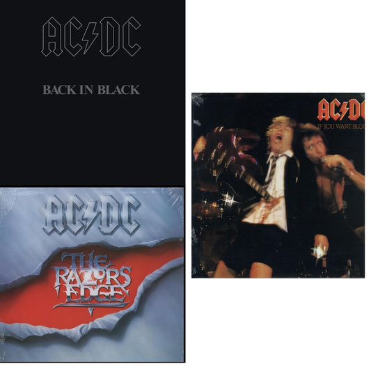 If You Want Blood You've Got It (180G) & Back In Black (180G) & Razor’S Edge (180G)
