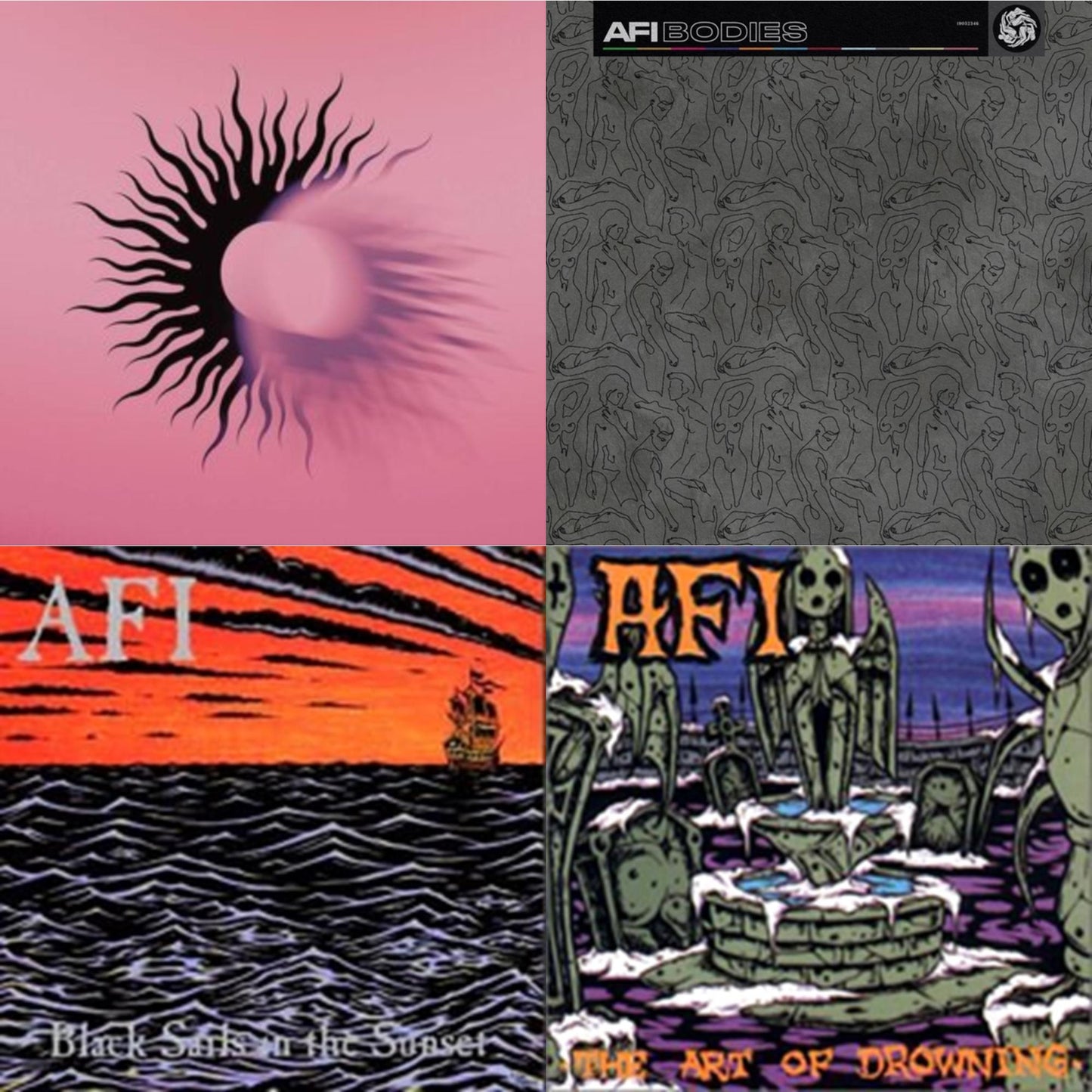 Silver Bleeds The Black Sun & Bodies (I) & Black Sails In The Sunset & Art Of Drowning