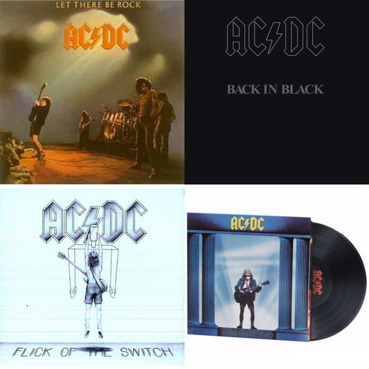 Let There Be Rock (180G) & Back In Black (180G) & Flick Of The Switch (180G) & Who Made Who (180G)