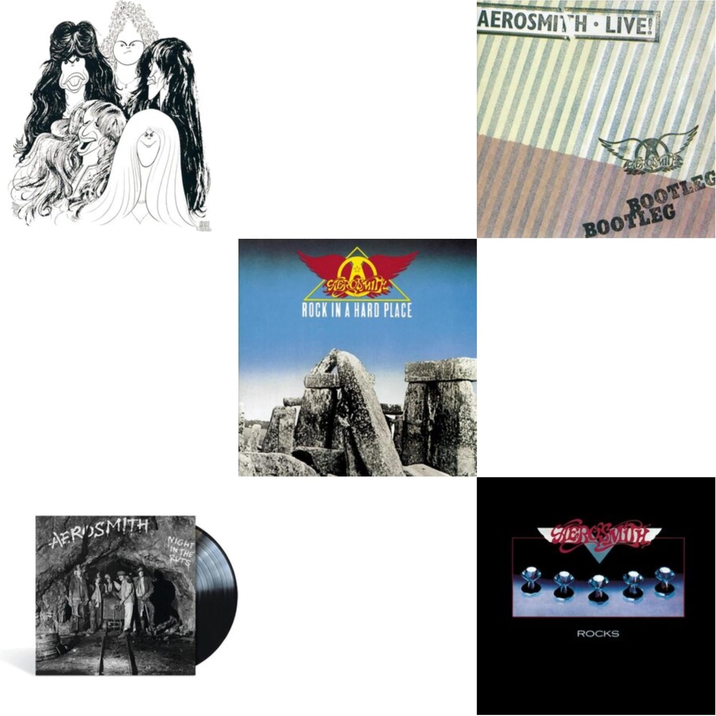 Night In The Ruts & Rocks & Rock In A Hard Place & Live! Bootleg (2LP) & Draw The Line
