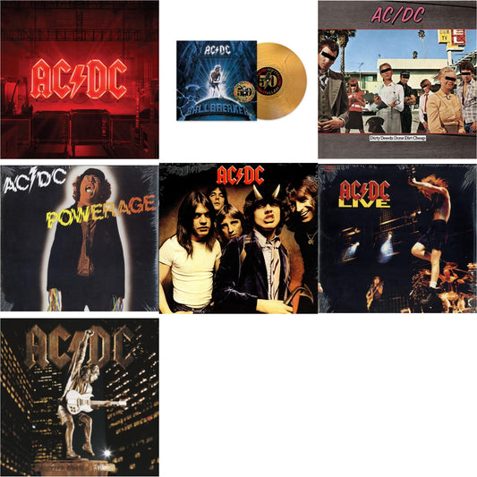 This is a 7 LP Vinyl SKU bundle.
1.This LP Vinyl is brand new.Format: LP VinylMusic Style: Hard RockThis item's title is: Power Up (180G/Gatefold Jacket/Inner Sleeve)Artist: Ac/DcLabel: COLUMBIABarcode: 194397255614Release Date: 11/13/2020
2.This LP Vinyl is brand new.