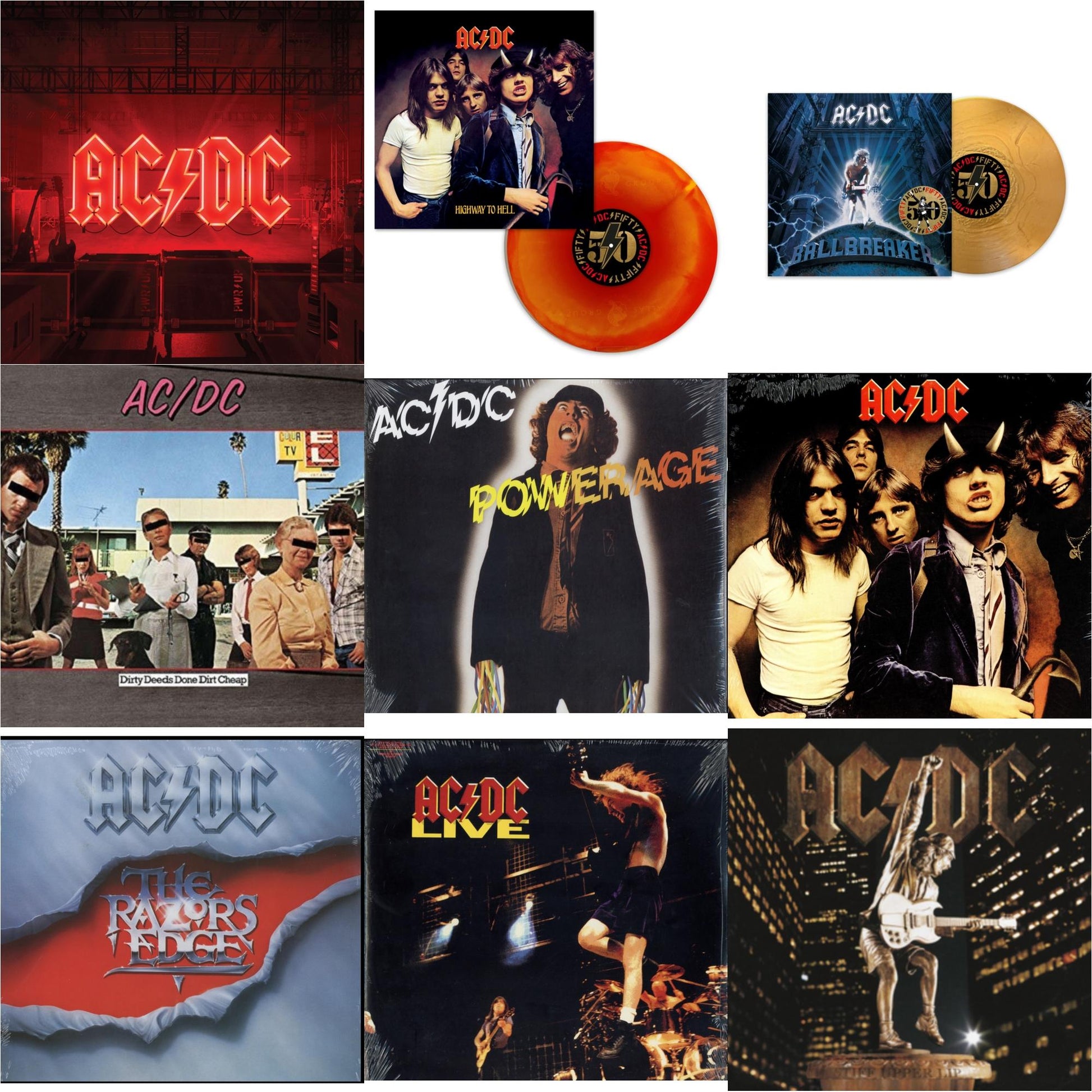 This is a 9 LP Vinyl SKU bundle.
1.This LP Vinyl is brand new.Format: LP VinylMusic Style: Hard RockThis item's title is: Power Up (180G/Gatefold Jacket/Inner Sleeve)Artist: Ac/DcLabel: COLUMBIABarcode: 194397255614Release Date: 11/13/2020
2.This LP Vinyl is brand new.