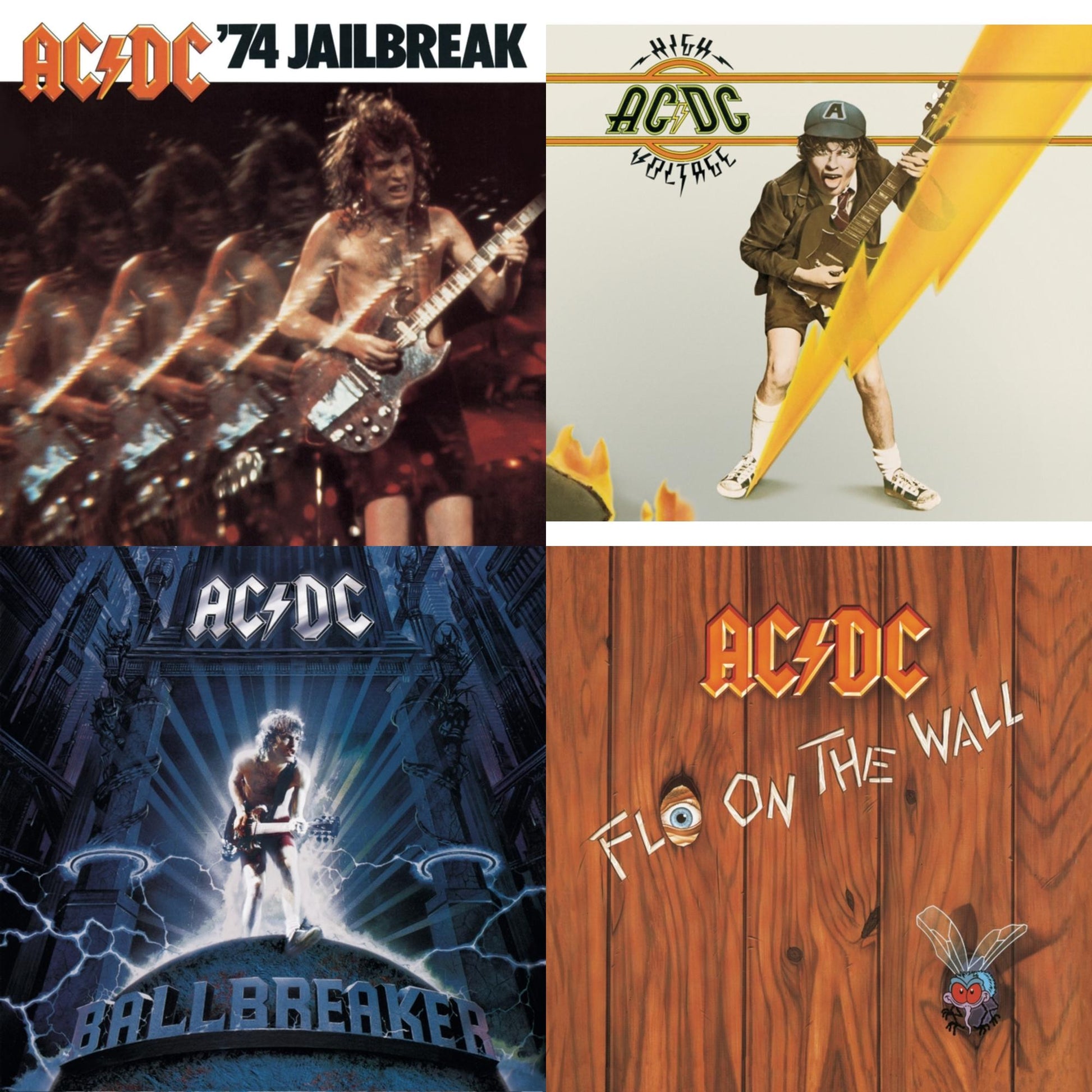 This is a 4 CD SKU bundle.
1.This CD is brand new.Format: CDMusic Style: Hard RockThis item's title is: 74 JailbreakArtist: Ac/DcLabel: EpicBarcode: 696998020023Release Date: 7/1/2003
2.This CD is brand new.