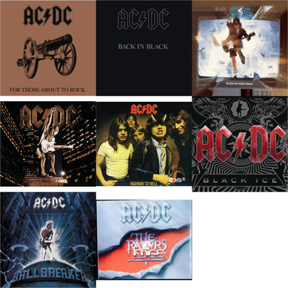Highway To Hell & Back In Black & For Those About To Rock & Razor's Edge & Black Ice & Ballbreaker & Stiff Upper Lip & Blow Up Your Video