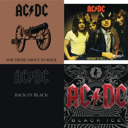 Highway To Hell & Back In Black & For Those About To Rock & Black Ice
