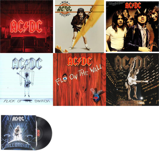 Power Up (180G/Gatefold Jacket/Inner Sleeve) & High Voltage (180G) & Highway To Hell (180G) & Flick Of The Switch (180G) & Fly On The Wall (180G) & Stiff Upper Lip (180G) & Ballbreaker (180G)