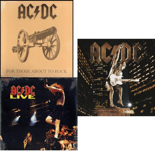 For Those About To Rock (180G) & Live (2LP/180G) & Stiff Upper Lip (180G)
