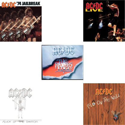 74 Jailbreak & Flick Of The Switch & Razor's Edge & Live & Fly On The Wall