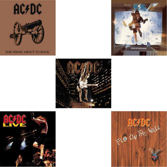 For Those About To Rock & Live & Stiff Upper Lip & Blow Up Your Video & Fly On The Wall