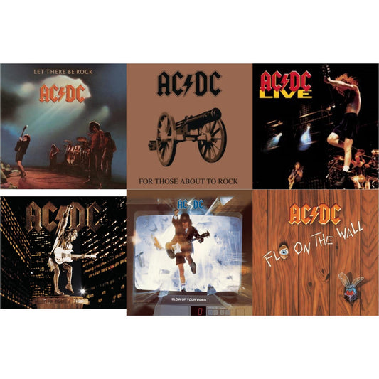 Let There Be Rock & For Those About To Rock & Live & Stiff Upper Lip & Blow Up Your Video & Fly On The Wall