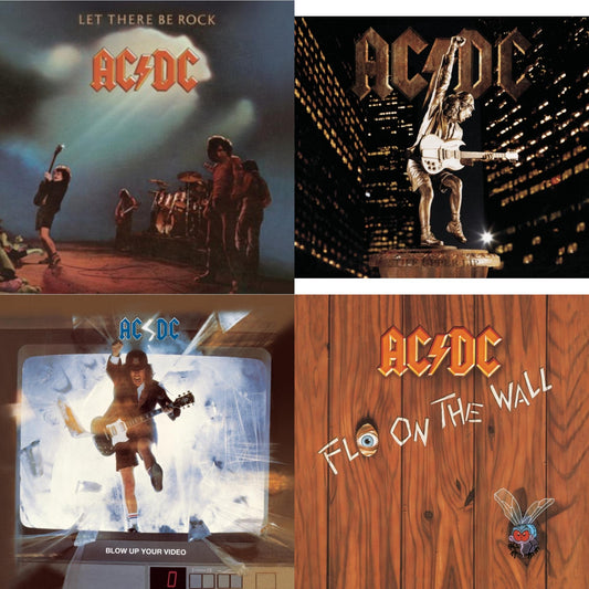 Let There Be Rock & Stiff Upper Lip & Blow Up Your Video & Fly On The Wall