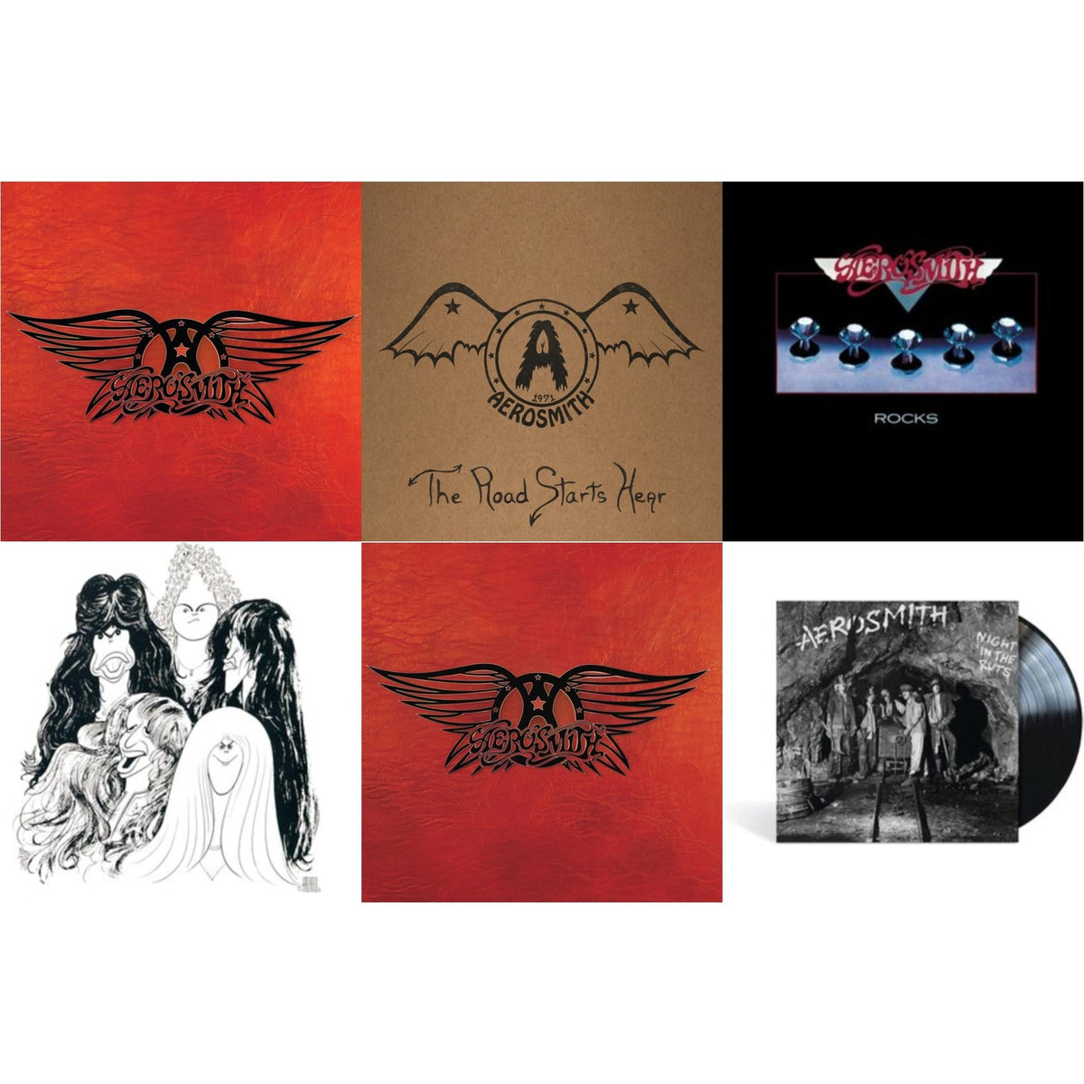 1971: The Road Starts Here & Greatest Hits & Greatest Hits (2LP) & Night In The Ruts & Rocks & Draw The Line