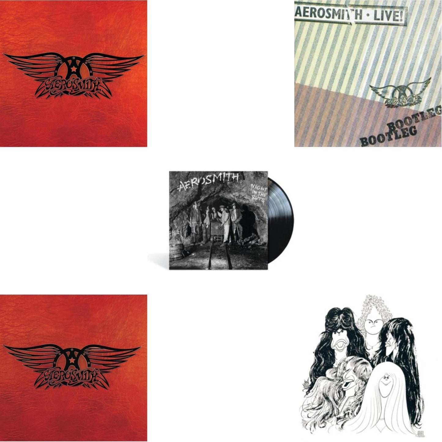 Greatest Hits & Greatest Hits (2LP) & Night In The Ruts & Live! Bootleg (2LP) & Draw The Line