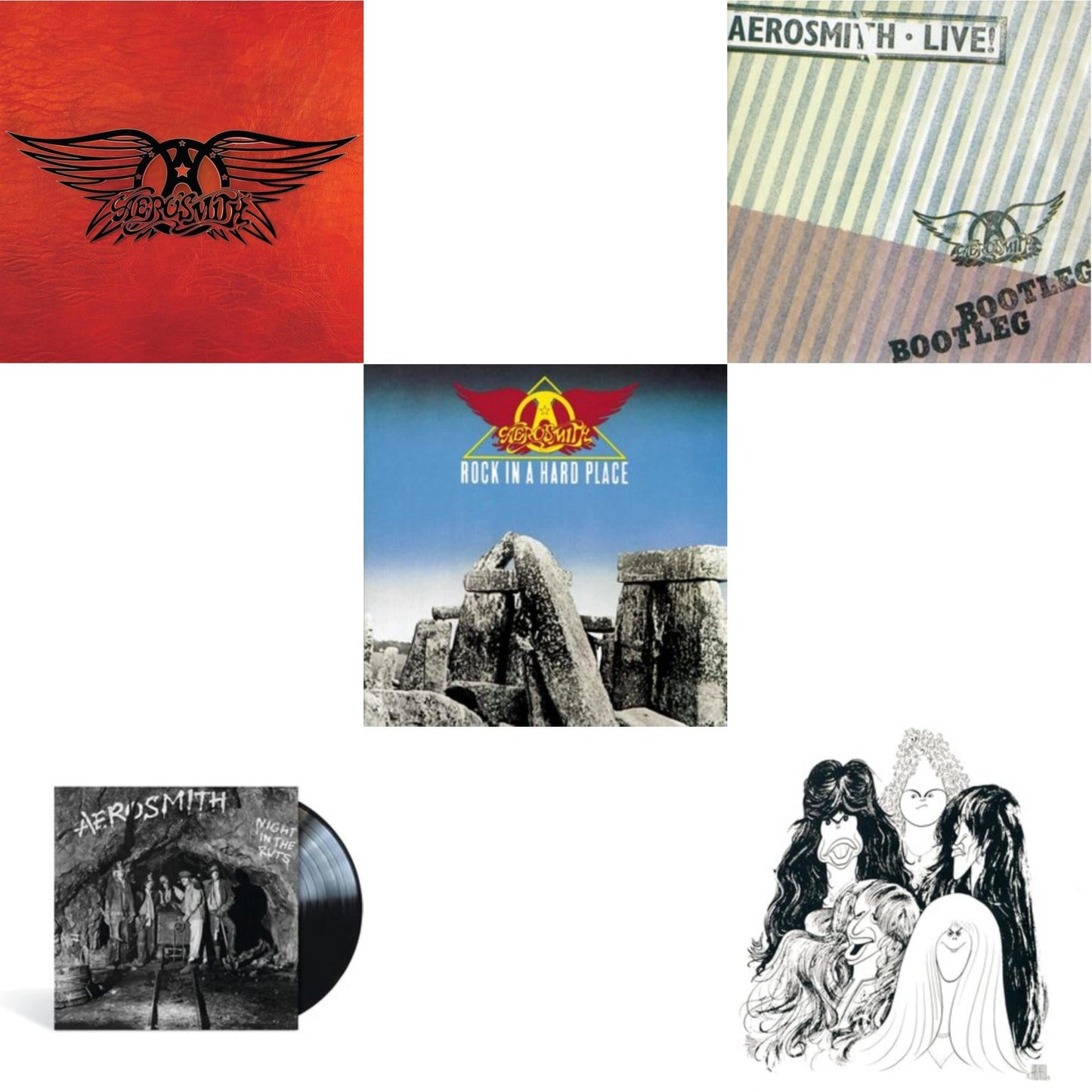 Greatest Hits & Night In The Ruts & Rock In A Hard Place & Live! Bootleg (2LP) & Draw The Line