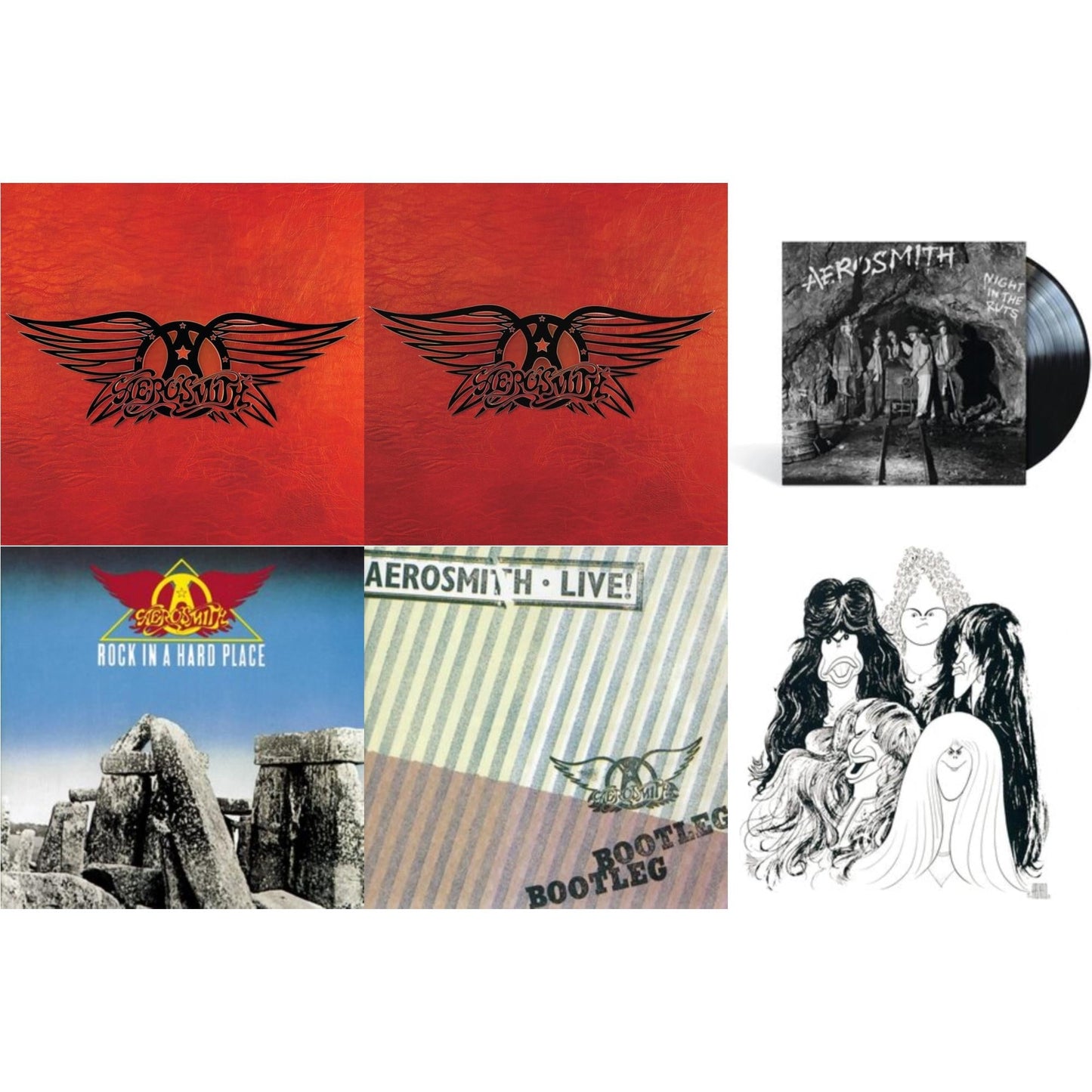 Greatest Hits & Greatest Hits (2LP) & Night In The Ruts & Rock In A Hard Place & Live! Bootleg (2LP) & Draw The Line