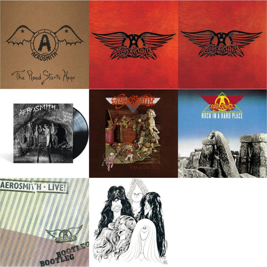1971: The Road Starts Here & Greatest Hits & Greatest Hits (2LP) & Night In The Ruts & Toys In The Attic & Rock In A Hard Place & Live! Bootleg (2LP) & Draw The Line