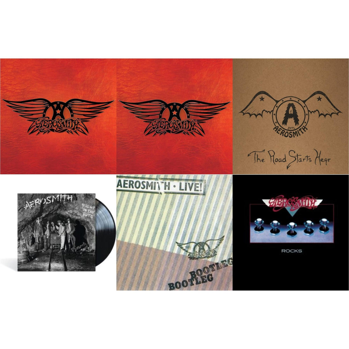 1971: The Road Starts Here & Greatest Hits & Greatest Hits (4LP) & Night In The Ruts & Rocks & Live! Bootleg (2LP)
