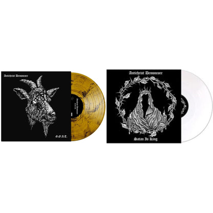 Satan Is King (White LP Vinyl) & G.O.A.T. (Orange & Black Marbled LP Vinyl)