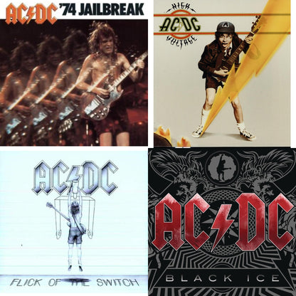 74 Jailbreak (180G) & High Voltage (180G) & Flick Of The Switch (180G) & Black Ice (2LP/180G/Gatefold)