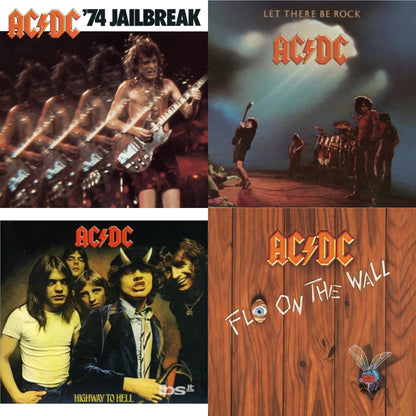 This is a 4 CD SKU bundle.
1.This CD is brand new.Format: CDMusic Style: Hard RockThis item's title is: 74 JailbreakArtist: Ac/DcLabel: EpicBarcode: 696998020023Release Date: 7/1/2003
2.This CD is brand new.