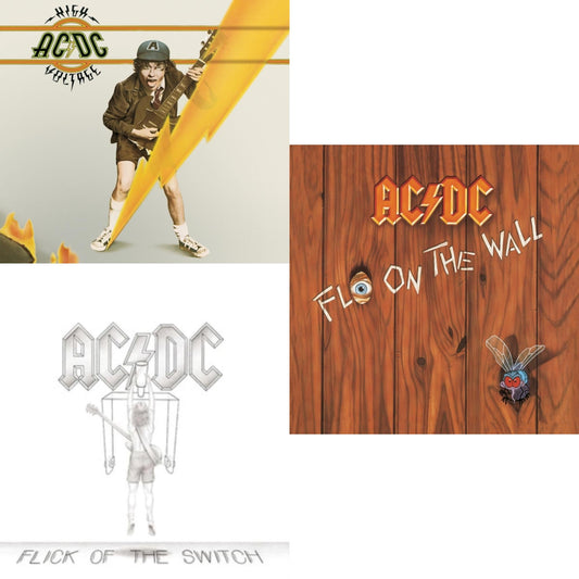 High Voltage & Flick Of The Switch & Fly On The Wall