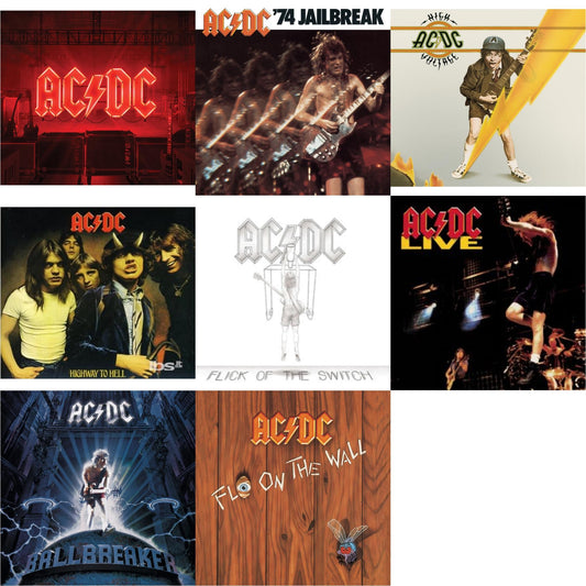 Power Up (Softpak/Booklet) & 74 Jailbreak & High Voltage & Highway To Hell & Flick Of The Switch & Live & Ballbreaker & Fly On The Wall