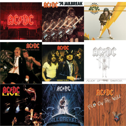 Power Up (Softpak/Booklet) & 74 Jailbreak & High Voltage & If You Want Blood You've Got It & Highway To Hell & Flick Of The Switch & Live & Ballbreaker & Fly On The Wall