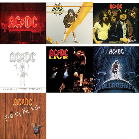 Power Up (Softpak/Booklet) & High Voltage & Highway To Hell & Flick Of The Switch & Live & Ballbreaker & Fly On The Wall