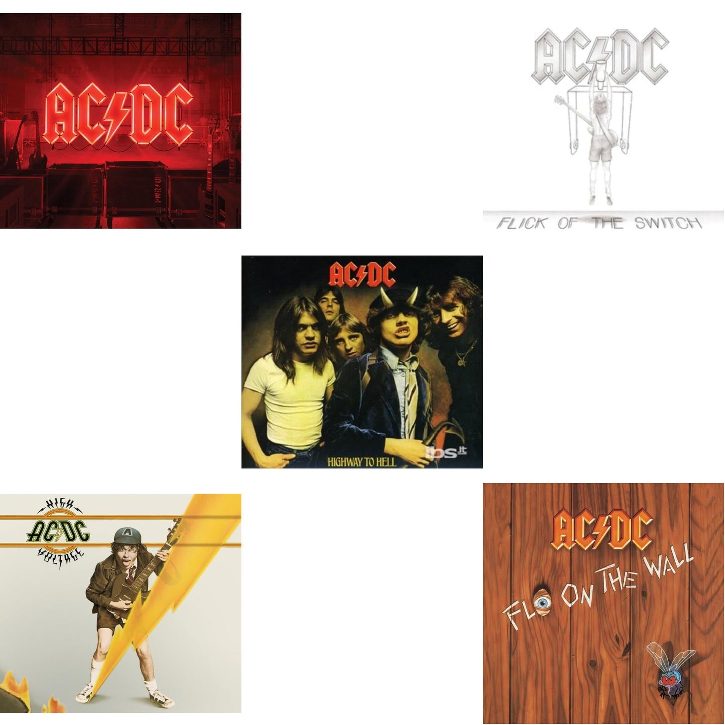 Power Up (Softpak/Booklet) & High Voltage & Highway To Hell & Flick Of The Switch & Fly On The Wall
