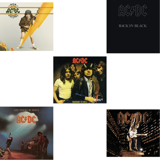 High Voltage & Let There Be Rock & Highway To Hell & Back In Black & Stiff Upper Lip
