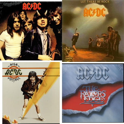 This is a 4 LP Vinyl SKU bundle.
1.This LP Vinyl is brand new.Format: LP VinylMusic Style: Hard RockThis item's title is: High Voltage (180G)Artist: Ac/DcLabel: LEGACYBarcode: 696998020115Release Date: 10/14/2003
2.This LP Vinyl is brand new.