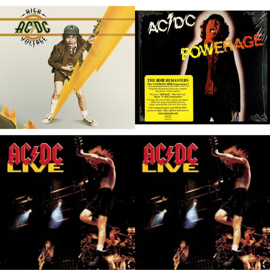High Voltage & Powerage & Live & Live