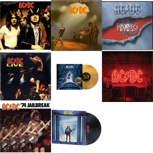 This is a 8 LP Vinyl SKU bundle.
1.This LP Vinyl is brand new.Format: LP VinylMusic Style: Hard RockThis item's title is: Power Up (180G/Gatefold Jacket/Inner Sleeve)Artist: Ac/DcLabel: COLUMBIABarcode: 194397255614Release Date: 11/13/2020
2.This LP Vinyl is brand new.