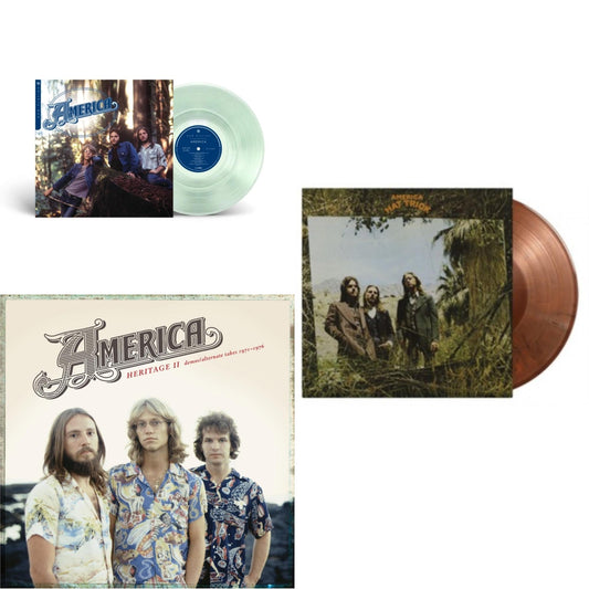 This is a 3 LP Vinyl SKU bundle.
1.This LP Vinyl is brand new.Format: LP VinylThis item's title is: Now Playing (Bottle Clear LP Vinyl) (Syeor)Artist: AmericaBarcode: 081227818364Release Date: 1/5/2024
2.This LP Vinyl is brand new.