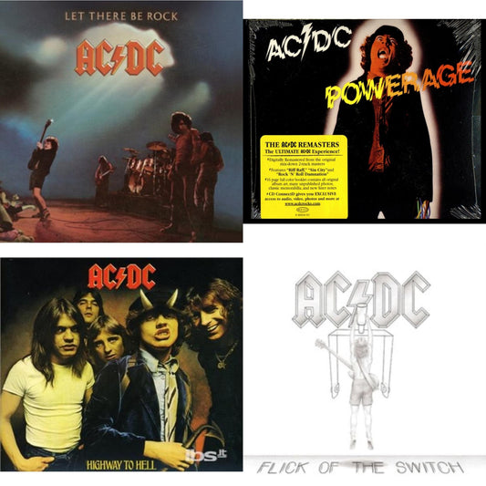 Let There Be Rock & Powerage & Highway To Hell & Flick Of The Switch
