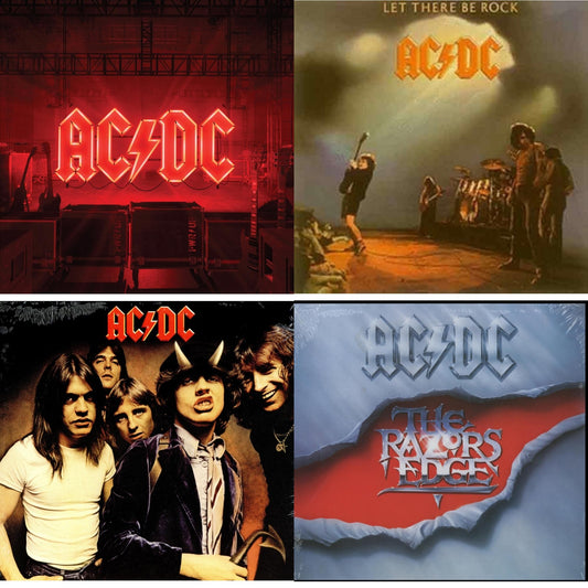 Power Up (180G/Gatefold Jacket/Inner Sleeve) & Let There Be Rock (180G) & Highway To Hell (180G) & Razor’S Edge (180G)