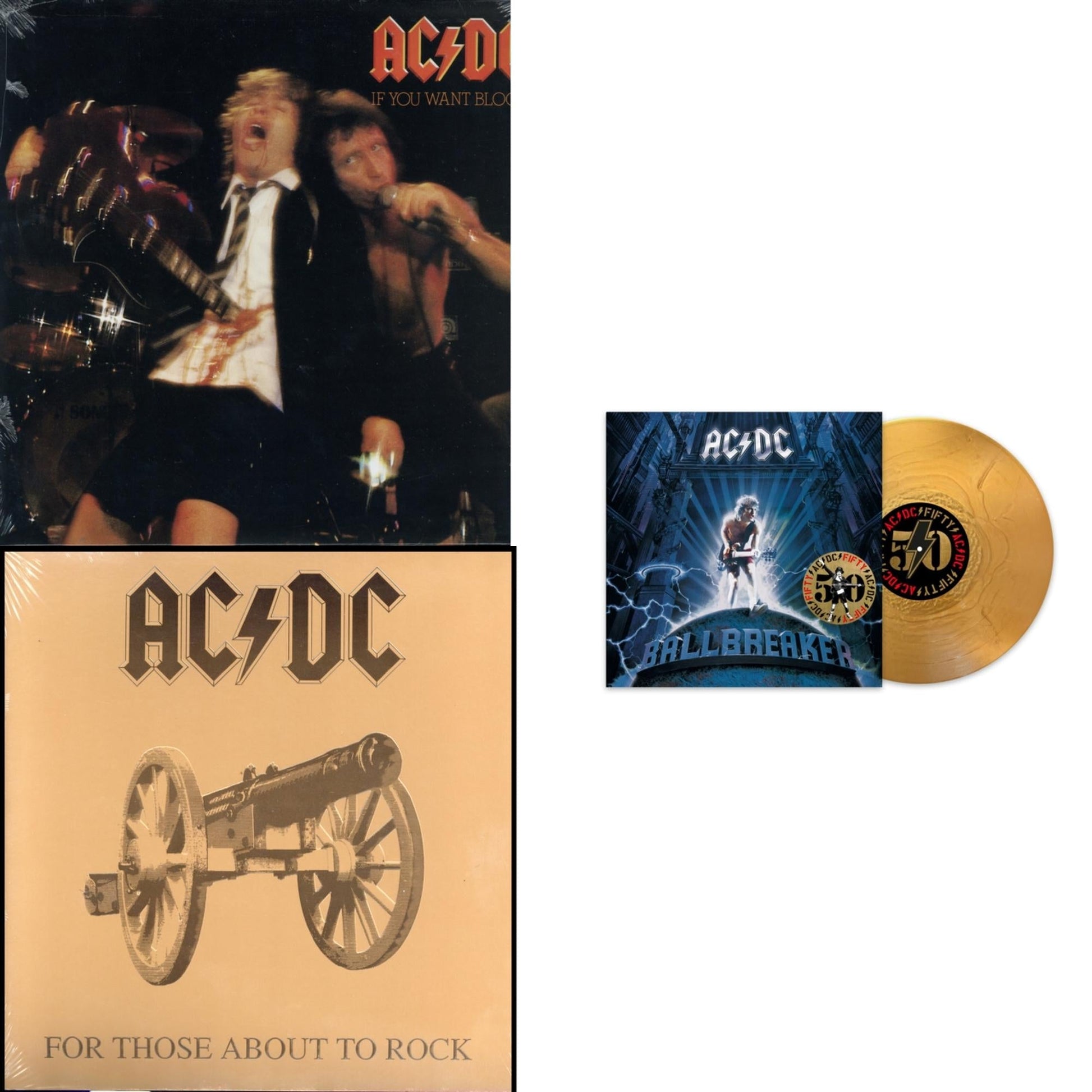 This is a 3 LP Vinyl SKU bundle.
1.This LP Vinyl is brand new.Format: LP VinylThis item's title is: Ballbreaker (50Th Anniversary/Gold Color LP Vinyl)Artist: Ac/DcBarcode: 196588733611Release Date: 6/21/2024
2.This LP Vinyl is brand new.
